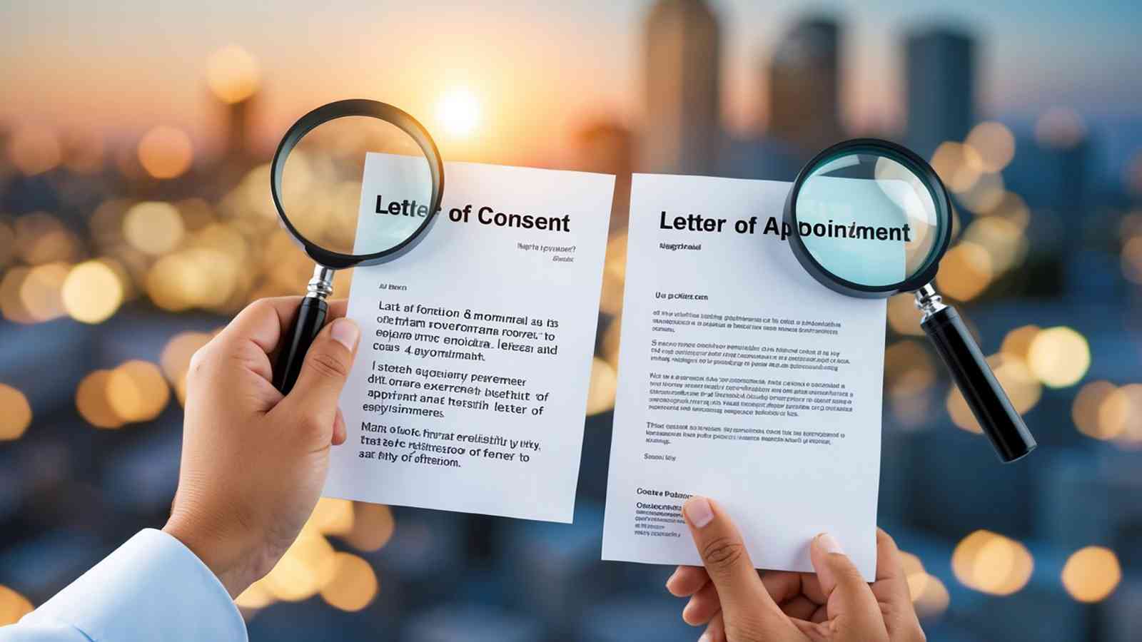 letter of consent vs letter of appointment in singapore
