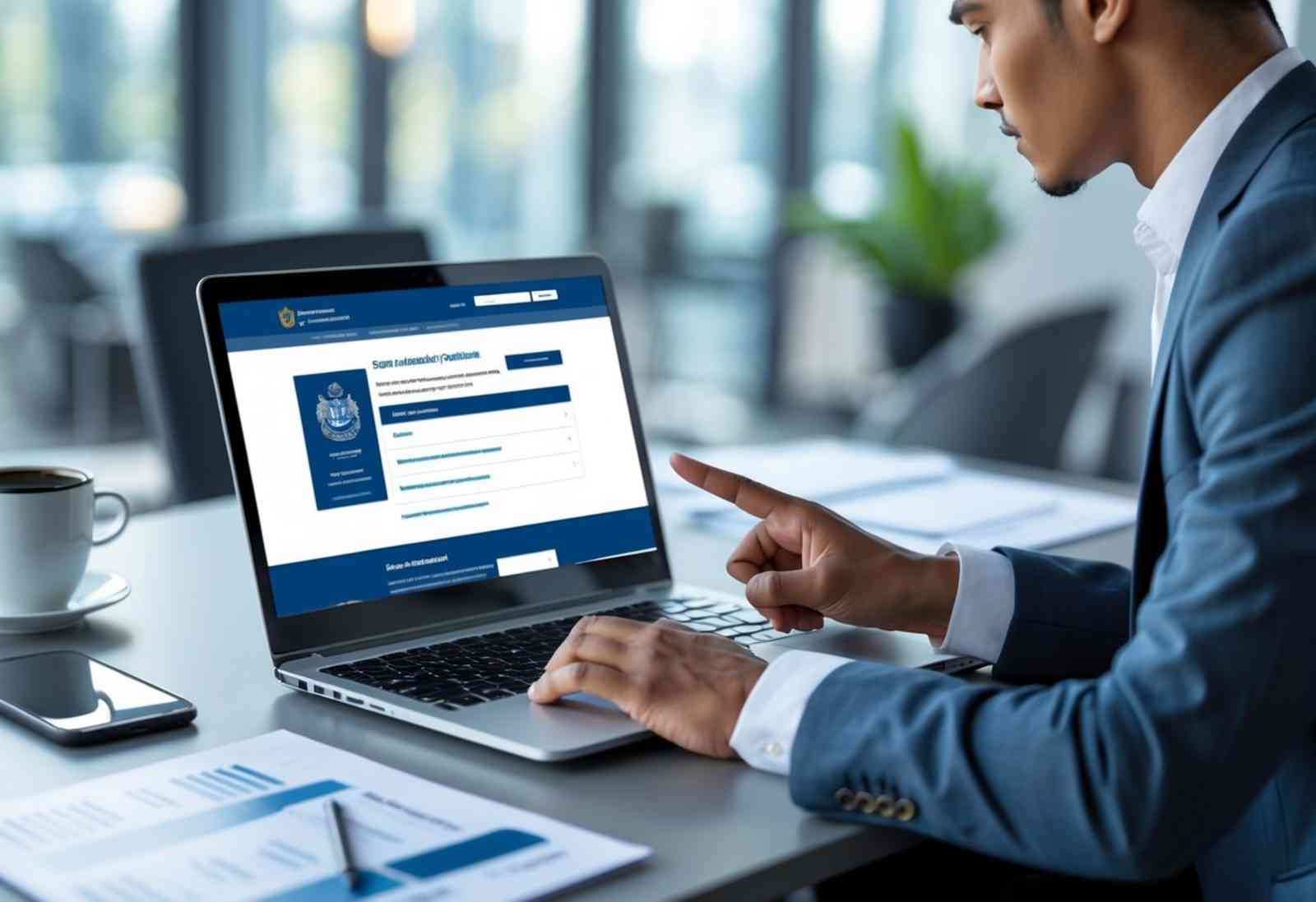 how to check s pass application status