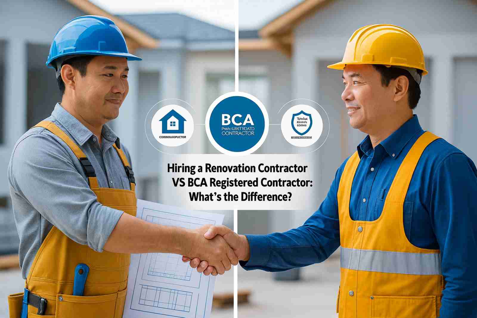 renovation contractor vs bca registered contractor
