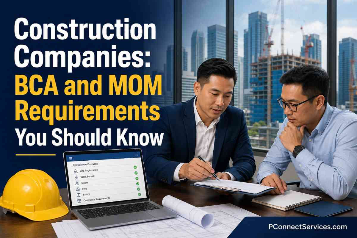 construction companies bca and mom requirements